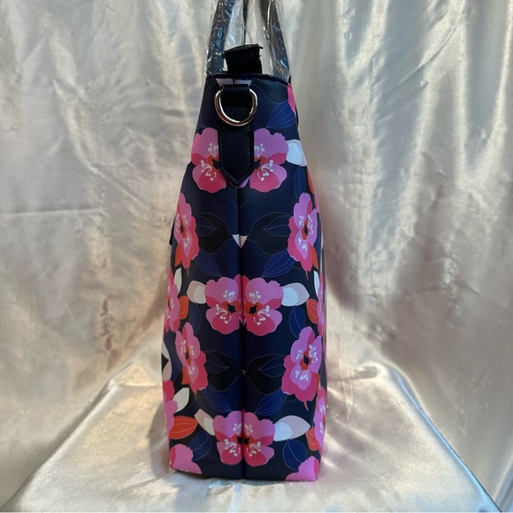 TRINA TURK ALL OVER NARCISSUS TOTE/SHOULDER BAG NWT - Picture 11 of 13